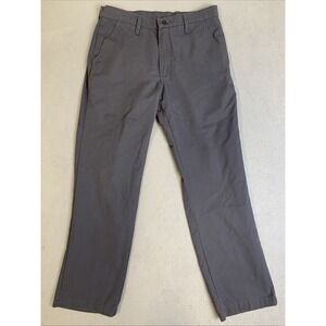 Red Kap Work Pants Men's Size 32 Gray Industrial Uniform Slacks Durable